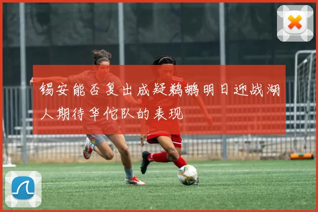 锡安能否复出成疑鹈鹕明日迎战湖人期待华佗队的表现